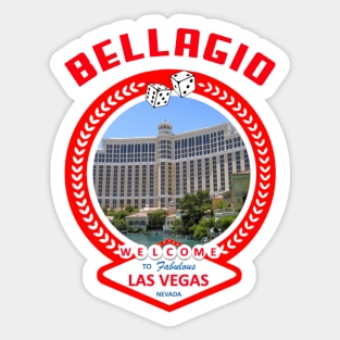 BELLAGIO Hotel And Casino Las Vegas Nevada Sticker